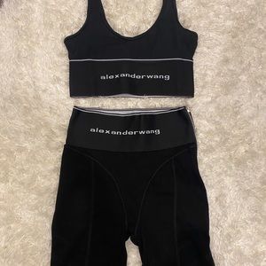 alexander wang lace bike shorts